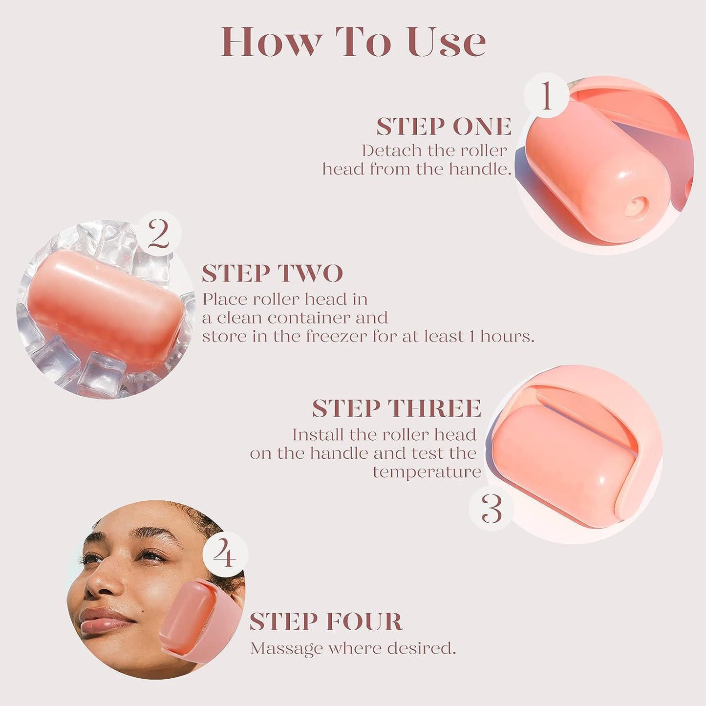 SkinChill Pro™ Ice Roller – Instant Cooling Lift for Fresh, Smooth Skin
